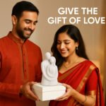 KAVIART Romantic Hugging Love Couple Statue for Home Decor & Perfect Gift Decorative Showpiece - 40 cm (Resin, White) - Image 2