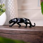 KAVIART Black Panther Decorative for Home & Office Decor | Perfect for Gifting Decorative Showpiece - 25 cm (Resin, Black) - Image 5
