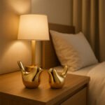 KAVIART Golden Blessing Birds Figurine Set | Home & Office Decor (Pack of 2 Decorative Showpiece - 7 cm (Ceramic, Gold) - Image 7