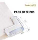 KAVIART Corner Safety Guard for Baby Safety Edge Protector Corner Silicone Guards (Transparent) - Image 4