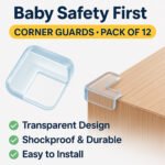 KAVIART Corner Safety Guard for Baby Safety Edge Protector Corner Silicone Guards (Transparent) - Image 5