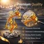 KAVIART Divine Lord Shiva Trishul Car Dashboard Idol with Om & Damru Decorative Showpiece - 11 cm (Resin, Gold) - Image 7