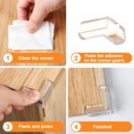 KAVIART Corner Safety Guard for Baby Safety Edge Protector Corner Silicone Guards (Transparent) - Image 7