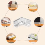 KAVIART Corner Safety Guard for Baby Safety Edge Protector Corner Silicone Guards (Transparent)