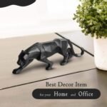 KAVIART Black Panther Decorative for Home & Office Decor | Perfect for Gifting Decorative Showpiece - 25 cm (Resin, Black) - Image 10