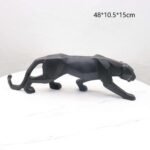 KAVIART Black Panther Decorative for Home & Office Decor | Perfect for Gifting Decorative Showpiece - 25 cm (Resin, Black) - Image 11
