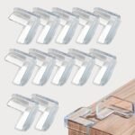 Kaviart Silicone Transparent Corner Protector for Baby Safety – Furniture Edge & Table Corner Guards (Pack of 12, Clear Soft Silicone) - Image 3