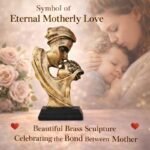 Premium Resin Mother & Child Sculpture | Artistic Modern Showpiece for Home Décor | Elegant Resin Statue for Living Room, Bedroom & Gifting - Image 5