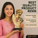 Premium Resin Mother & Child Sculpture | Artistic Modern Showpiece for Home Décor | Elegant Resin Statue for Living Room, Bedroom & Gifting - Image 4