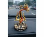 KAVIART Divine Lord Shiva Trishul Car Dashboard Idol with Om & Damru, Premium Resin Religious Decor, Vastu & Protection Showpiece for Car, Home - Image 2