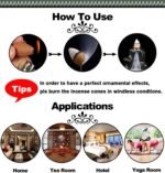 KAVIART Polyresin Baby Monk Buddha Smoke Fountain with Sticks Decorative Showpiece - Image 5