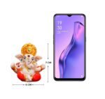 Kaviart Marble Dust Lord Ganesha Idol for Home, Temple & Car Dashboard | Vastu Ganpati Murti for Pooja & Gift (White & Yellow) - Image 2