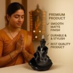 KAVIART Resin Backflow Smoke Fountain Incense Holder – Waterfall Design Aromatherapy Showpiece for Home Décor, Meditation & Relaxation (with 10 Free Backflow Cones) - Image 3