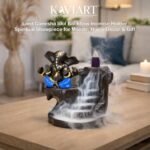 KAVIART Resin Lord Ganesha Idol Backflow Incense Holder with 25 Free Smoke Cones | Spiritual Showpiece for Mandir, Home Decor & Gift - Image 3